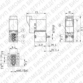 Клапан для медицинской промышленности KN000303KB