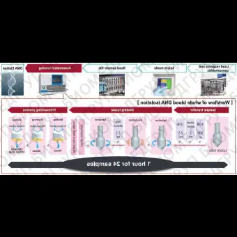 Автоматизированный лабораторная рабочая станция QuickGene Auto240L