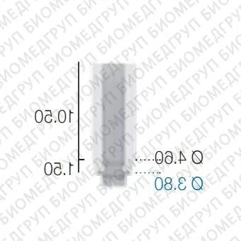 Абатмент отливаемый выжигаемый, прямой, переустанавливаемый анат. шейка, SwedenMartina 3.8 мм х 11 мм ACCR380EX