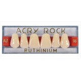 Зубы акриловые Acry Rock фронтальные верхние (планка 6 зубов) (B4 S-25)