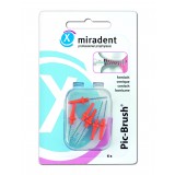 МЕЖЗУБНЫЕ ЕРШИКИ MIRADENT PIC BRUSH CONICAL 2.5 - 5.0 ММ оранжевые