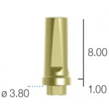 Абатмент прямой, переустанавливаемый, Sweden&Martina (3.8 мм х 11.5 мм шейка 1 A-MD-380-1)