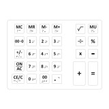 Комплект тактильных наклеек для калькулятора Прозрачный