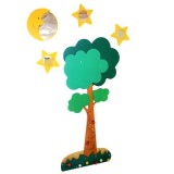 Звезда для декоративно-развивающей панели Дерево