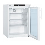 Холодильный шкаф, температурный режим от +3°С до + 16 °С, объём 152 л, стеклянная дверь, LED, возможность установки под столешницу